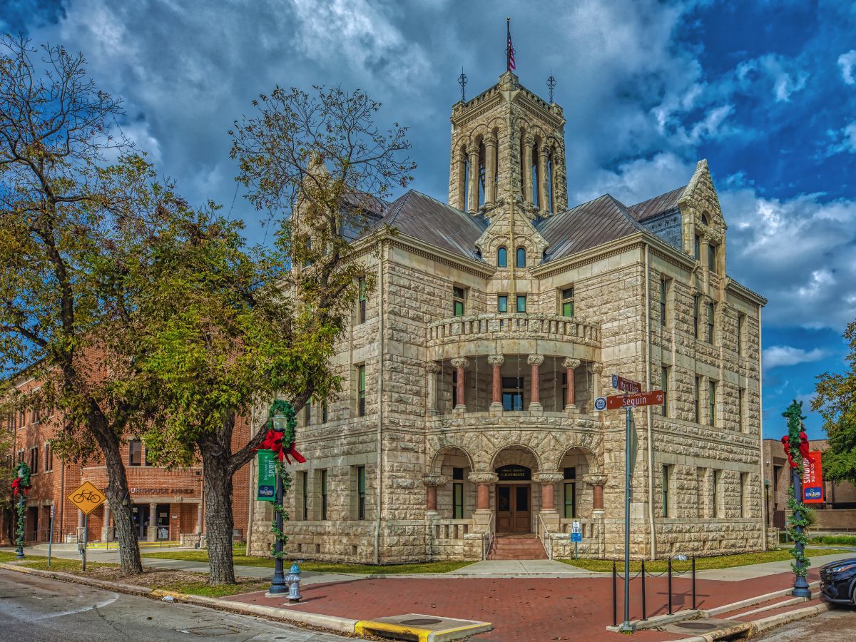 Comal county courthouse, Comal County, TX