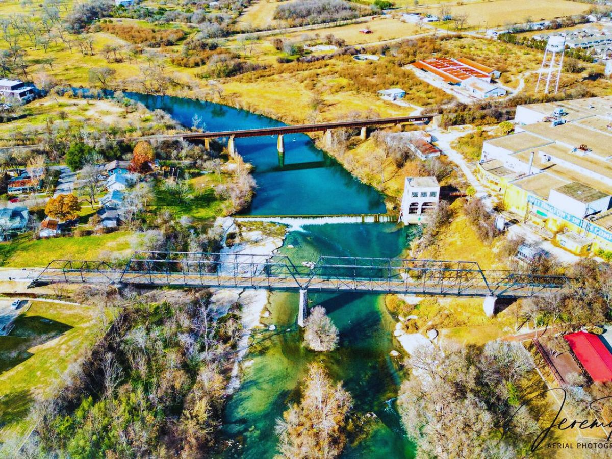 The skyline of the city, New Braunfels, TX